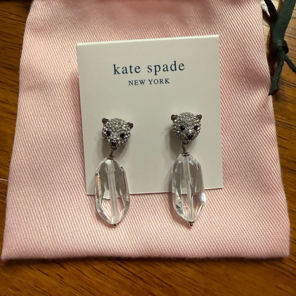 Kate Spade Arctic Friends Silver Earrings